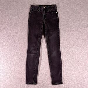 Madewell Womens Jeans Black Tag Size 26 (26x28) High Rise Skinny Stretch